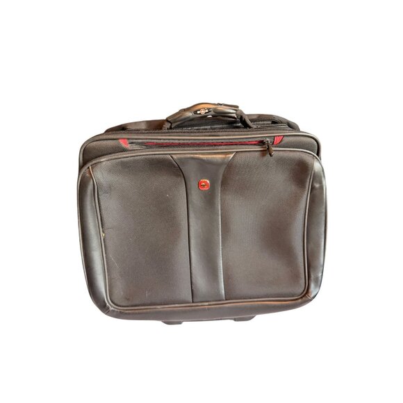 Wenger Swissgear Rolling Laptop Briefcase With Telescopic Handle & Multiple Comp - Picture 10 of 15